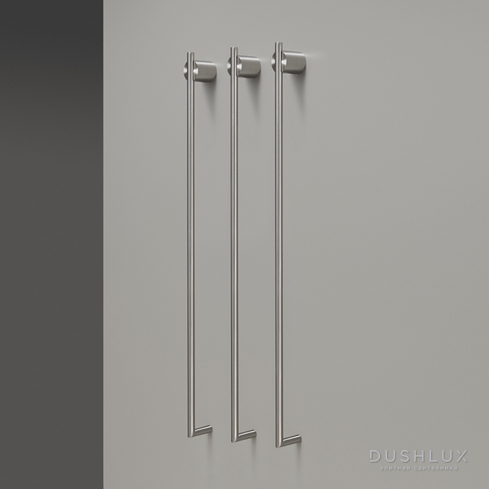 Фото CEA Design EQUILIBRIO Полотенцесушитель 106см, электрический, 3 трубки, цвет: нержавеющая сталь
