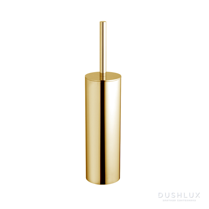 Фото Fantini Young Ершик для унитаза, напольный, цвет: Matt British Gold PVD