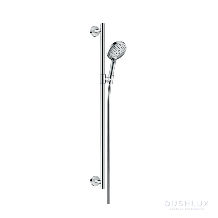Фото Hansgrohe Raindance Select S Душевой набор (ручной душ 120 3jet, душевая штанга 900мм, шланг 160см, ползунок), цвет: хром