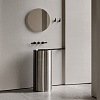 CEA Design ABACO Зеркало 55см., подвесное, круглое, цвет: нержавеющая сталь