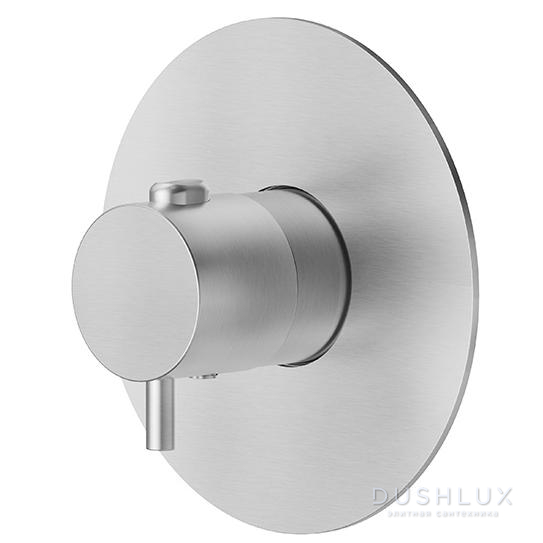 Фото Newform X-Steel 316 Смеситель для душа, встраиваемый, термостатический, цвет: нержавеющая сталь