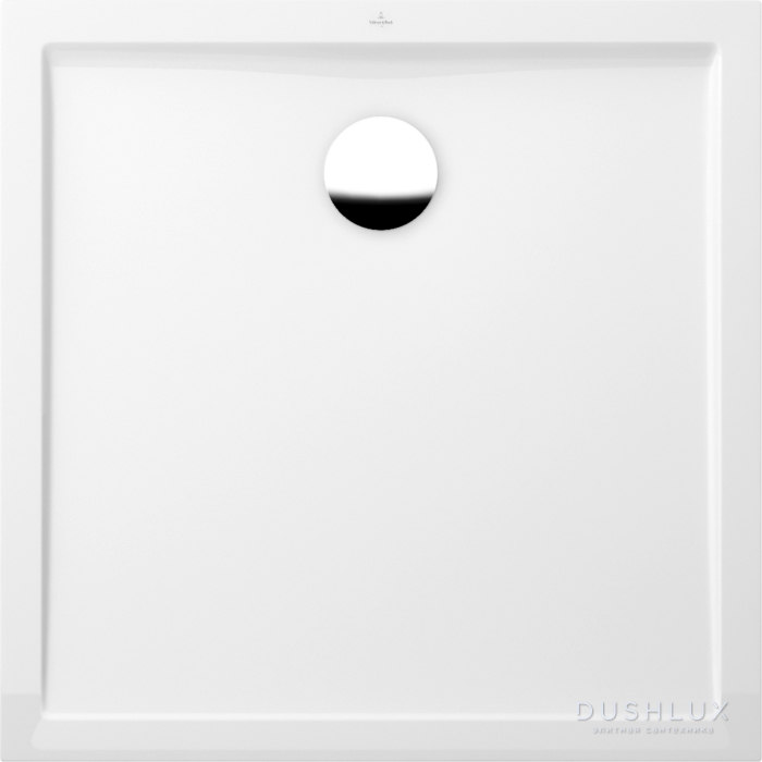 Фото Villeroy&Boch Futurion Flat Душевой поддон 90х90х1.7см., цвет: белый