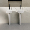 BETTE Suno Pedestal Раковина напольная 34x84cм, с 1 отв., цвет: белый