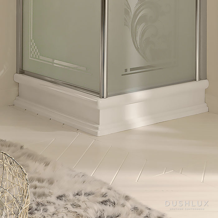 Kerasan Retro Поддон угловой квадратный 90х90см, диаметр слива 90, цвет ...