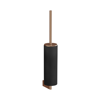 Gessi Origini Ершик для унитаза, подвесной, цвет: черный/Copper Brushed PVD