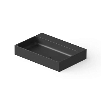 Dea Design Washbasins Раковина 60x41x10.5см., накладная, без отв., Solid Surface, цвет: Black №16