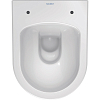 Duravit ME by Starck Комплект: унитаз подвесной Compact Rimless, 37x48см 253009 + сиденье с микролифтом: 002019, цвет: белый