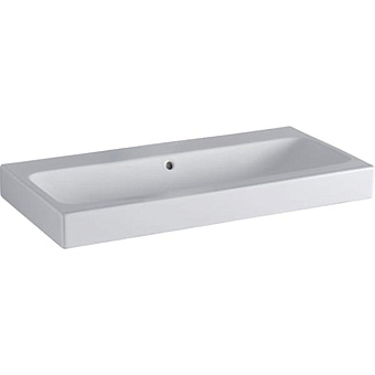 Geberit iCon Раковина 90х48.5см, без отв, подвесная, цвет: белый