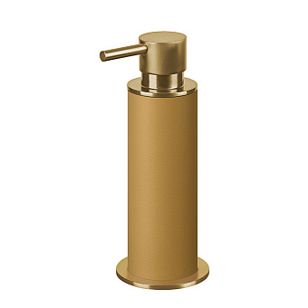 ADJ Диспенсер для жидкого мыла, D7xH19см., цвет: Gold/горчичный