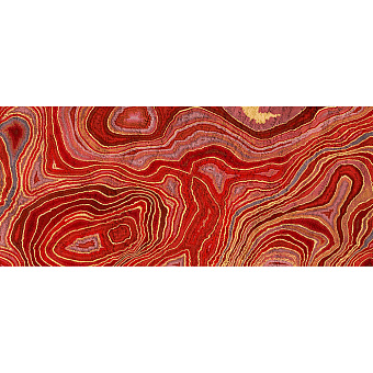 Sicis Gem Glass Мозаика 120x280см, настенная, цвет: pangea red a