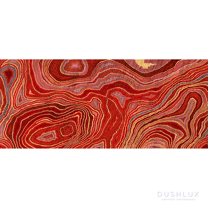 Фото Sicis Gem Glass Мозаика 120x280см, настенная, цвет: pangea red a