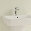 Villeroy&Boch O.novo раковина 55x46x17.5см., 1 отв., подвесная, с переливом, цвет: альпийский белый