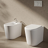 Globo Унитаз напольный 54x36хh43см, безободковый, со сливом CLEANSTORM, цвет: белый