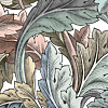 Devon&Devon Decor Slabs Керамогранит 120x240см, универсальная, глазурованнаный, декор: acanthus painted pink
