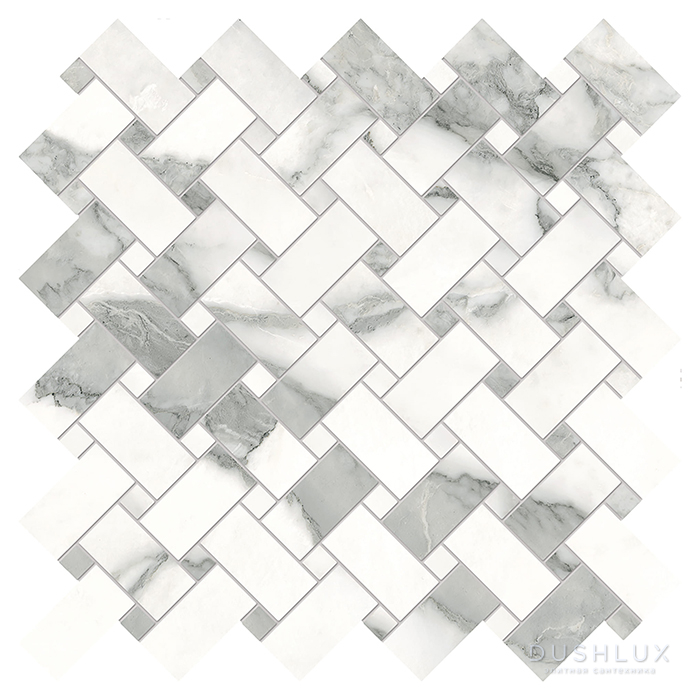 Фото Emilceramica Tele DI Marmo Selection Керамогранит 30x30x0,95см, универсальная, глазурованный, цвет: Intreci Arabescato Corchia Naturale