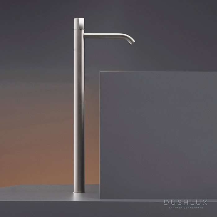Фото CEA Design DUET Смеситель для раковины, высокий, 1 отв., цвет: нержавеющая сталь