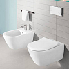 Villeroy&Boch Subway 2.0 Унитаз подвесной 37x56 см, безободковый, с антигрязевым покрытием CeramicPlus, цвет: белый
