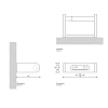 Decor Walther DW 740 Держатель туалетной бумаги, подвесной, цвет: хром