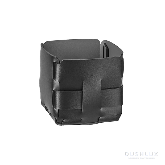 Фото Colombo Adj Корзинка Mini Bottega, 12x12H13 см, цвет: черный/серый