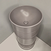Kerasan Artwork Раковина свободностоящая "BARREL" d45x90см, без отв., слив в стену, цвет: Ferro matt
