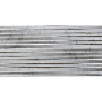 Lithos Design Linear Натуральный камень 80x40x2см, настенный, материал: мрамор carrara ghiaccio/risma
