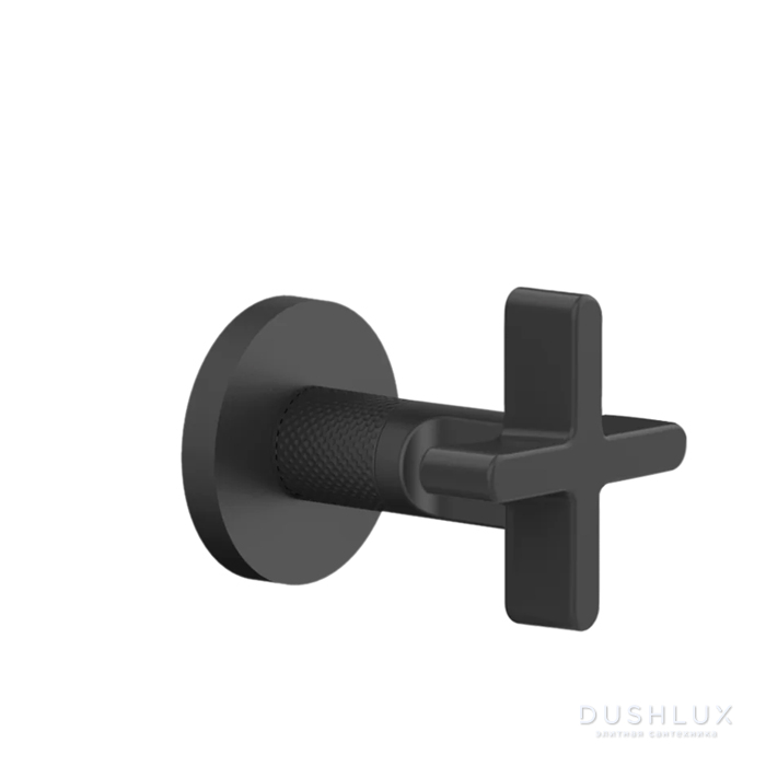 Фото Gessi Inciso Смеситель для душа, встраиваемый, термостатический, резьба 3/4", цвет: Black XL