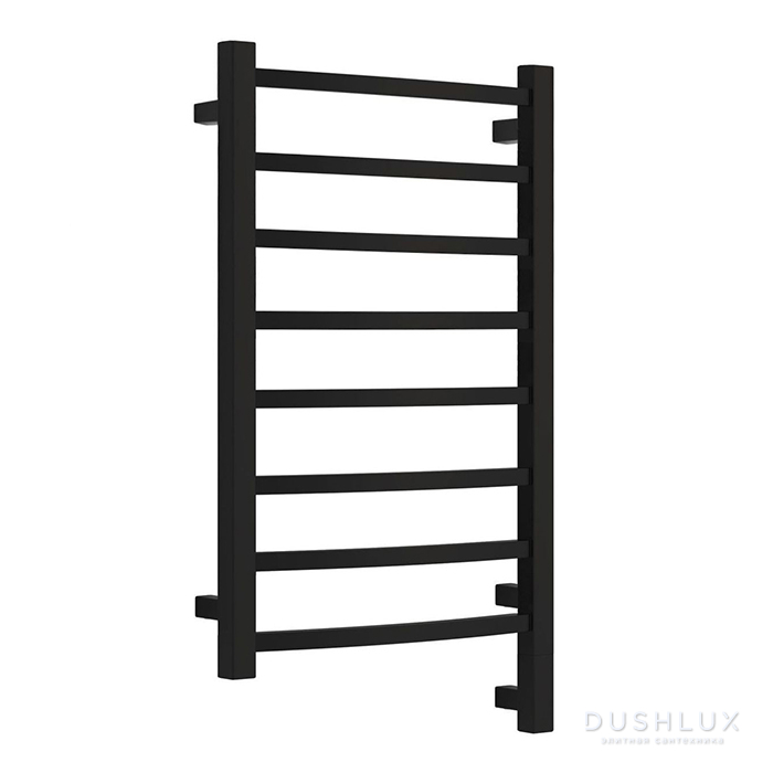 Фото Neoinox Quadro Полотенцесушитель 75x60см, электрический, box, цвет: черный матовый