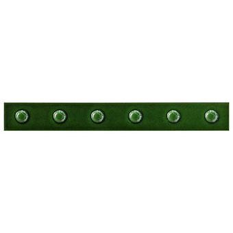 Mutina Punto Керамическая плитка 31.5х4 см, up, настенный, цвет: glossy vert