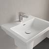 Villeroy&Boch Subway 3.0 Раковина 55х44х16.5см., 1 отв., подвесная, CeramicPlus, с переливом, цвет: белый камень