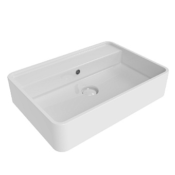 Flaminia Miniwash Раковина 60x42x13 см, 1 отв., подвесная, цвет: белый