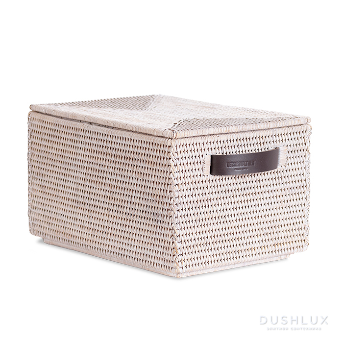 Фото Decor Walther Basket Коробка универсальная 39.5x25x21см., настольная, цвет: ротанг светлый
