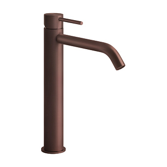 Gessi 316 Смеситель для раковины, на 1 отв., высокий h: 30.5см., излив 15.5см., цвет: brushed copper pvd