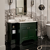 Devon&Devon Flair Тумба под раковину 128x102см., со столешницей из мрамора Calacatta Borghini и раковиной White50, цвет: English Green