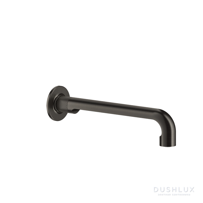 Фото Gessi Inciso- Настенный излив на 1/2”, комбинируемый с удаленным управлением, цвет: black XL