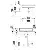Duravit Bento Starck Box Раковина 55x46 см, накладная, 1 отв., HygieneGlaze, цвет: белый глянцевый