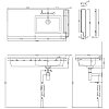 Cielo Era Раковина 100x46x14 см, 1 отв., подвесная, DX, цвет: белый