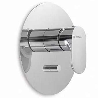 Kerama Marazzi Ole Смеситель для душа, встраиваемый, с переключателем на 2 источника, цвет: хром