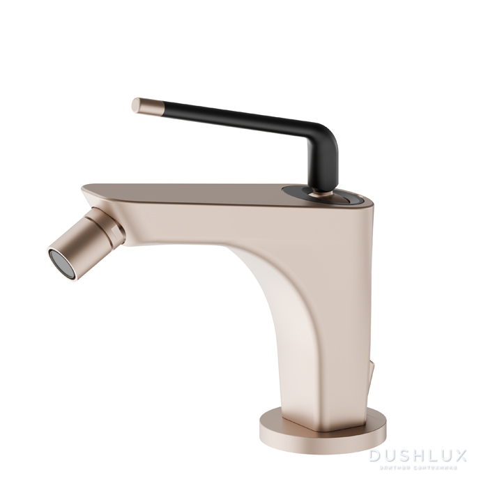 Фото Newform O'Rama Смеситель для биде, 1 отв., с донным клапаном, цвет: copper satin