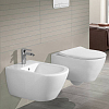 Villeroy&Boch Subway 2.0 Унитаз подвесной 37.5x56.5 см, безободковый, с антигрязевым покрытием CeramicPlus, цвет: белый