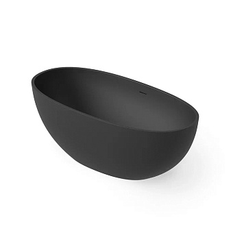 Dea Design Nature Ванна 155x75x55см., отдельностоящая, Solid Surface, цвет: Black №16