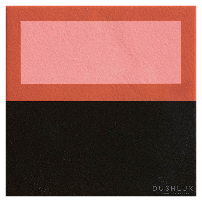 Фото Mutina Mattonelle Margherita 20.5х20.5 см, black, универсальный, глазурованный, цвет: terracotta