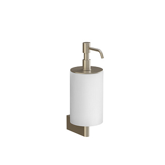 Gessi Origini Дозатор для мыла, подвесной, цвет: белый/Finox Brushed Nickel