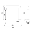 CEA Design CARTESIO Излив для раковины 22см., поворотный, цвет: нержавеющая сталь