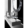 Laufen Kartell Зеркало круглое d=78см, настенное, без подсветки, цвет: серебряный