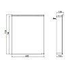 EMCO Flat Зеркальный шкаф 60x72.7см., LED-подсветка, 1 дверь, 2 полки, розетка, с нижней подсветкой