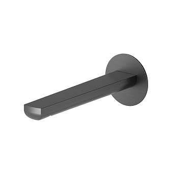 Newform Haka Излив для раковины 18.9см., встраиваемый, с подключением на 1/2”, цвет: PVD brushed gun metal