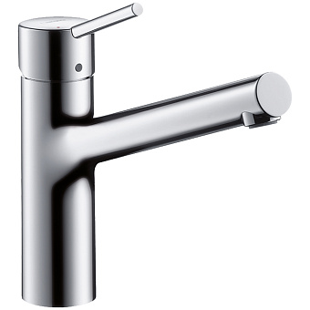 Hansgrohe Talis S M52 Кухонный смеситель 170,  на 1 отв., поворотный и вытяжной излив 224мм, h169мм 1jet, цвет: хром