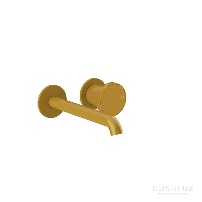 Фото Gessi Origini Смеситель для раковины, встраиваемый, цвет: Glossy Ocra