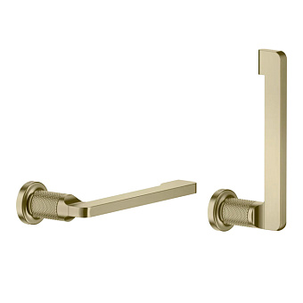 Gessi Inciso Держатель туалетной бумаги, подвесной, цвет: brushed brass pvd