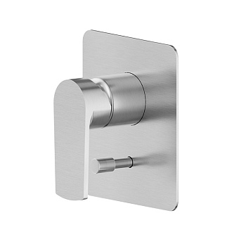 Newform Haka Смеситель для душа, встраиваемый, на 2 источника, цвет: PVD brushed stainless steel